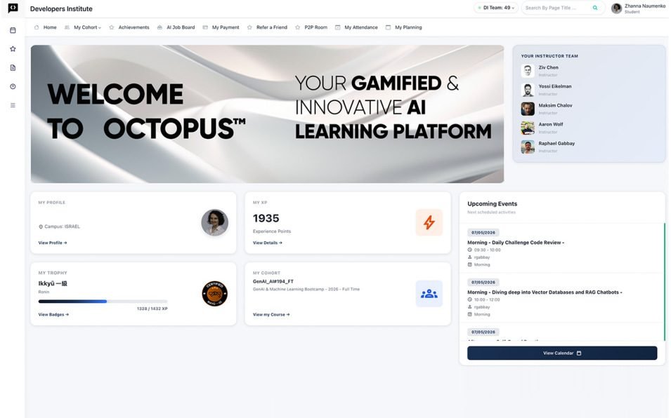 OCTOPUS learning platform